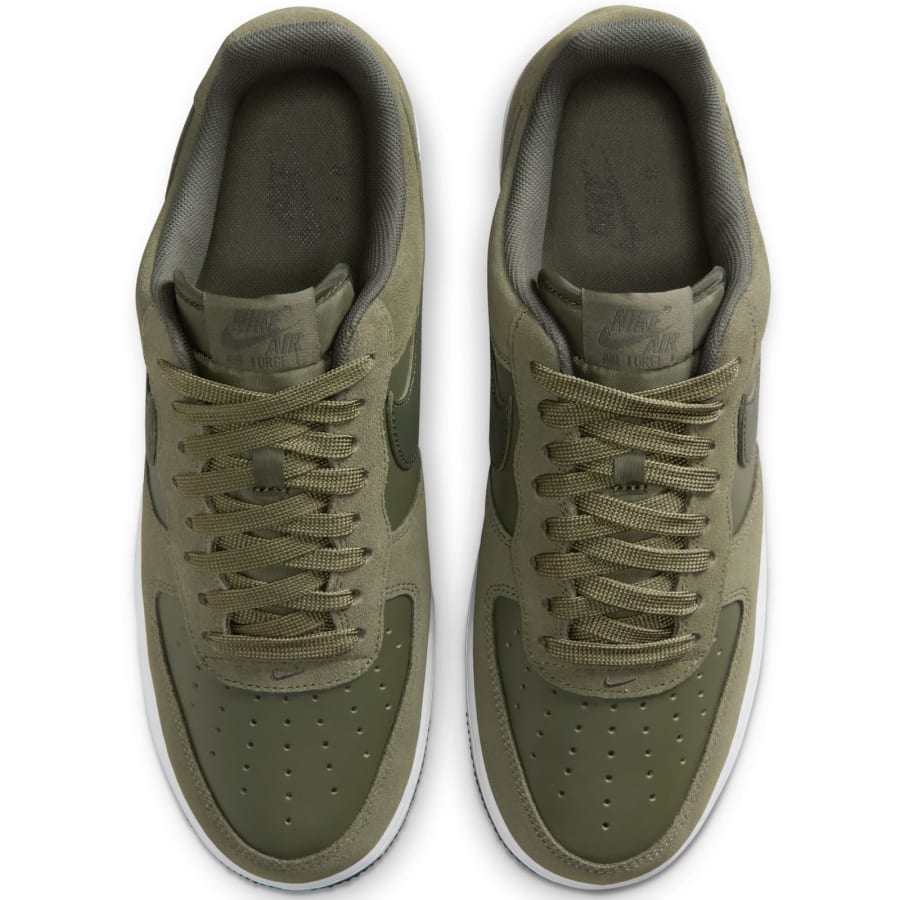 Nike Air Force 1 07 LV8 Trainers Green | Mainline Menswear gb